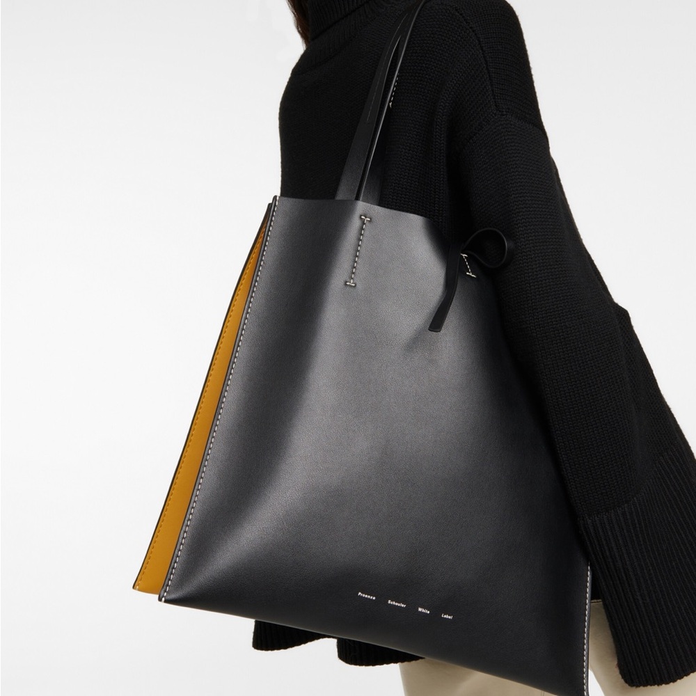 Proenza Schouler White Label Twin Leather Tote Bag